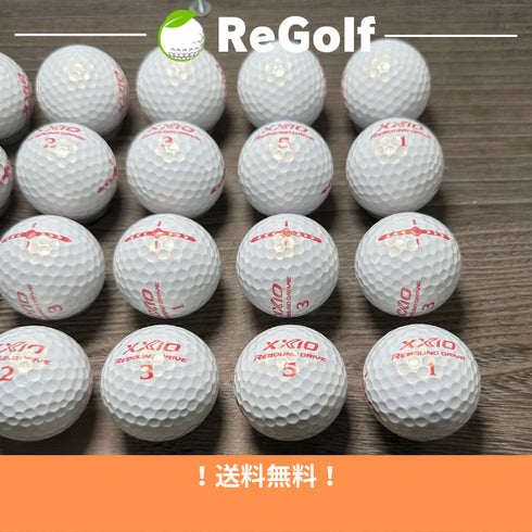 【中古】 ロストボール XXIO ゼクシオ リバウンドドライブ プレミアムピンク 20球 Aランク ゴルフボール リゴルフ